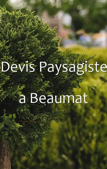 Devis Paysagiste a Beaumat