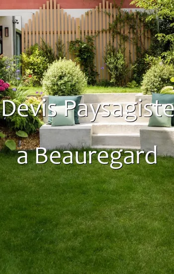 Devis Paysagiste a Beauregard