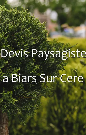 Devis Paysagiste a Biars Sur Cere