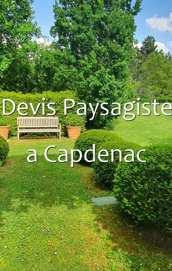 Devis Paysagiste a Capdenac