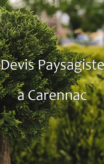 Devis Paysagiste a Carennac