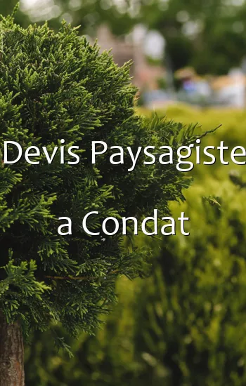 Devis Paysagiste a Condat