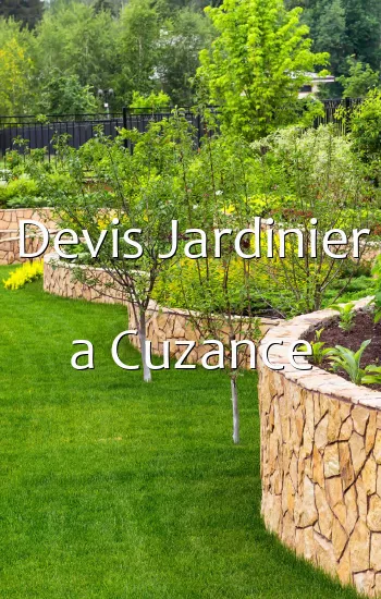 Devis Jardinier a Cuzance