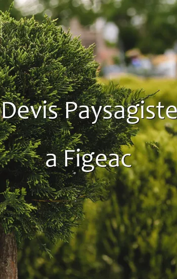 Devis Paysagiste a Figeac