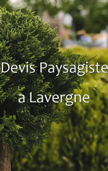Devis Paysagiste a Lavergne