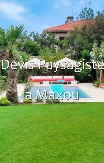 Devis Paysagiste a Maxou
