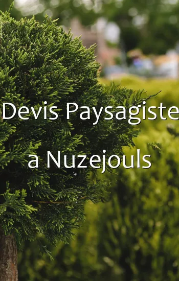 Devis Paysagiste a Nuzejouls