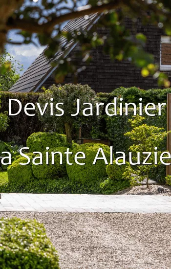 Devis Jardinier a Sainte Alauzie
