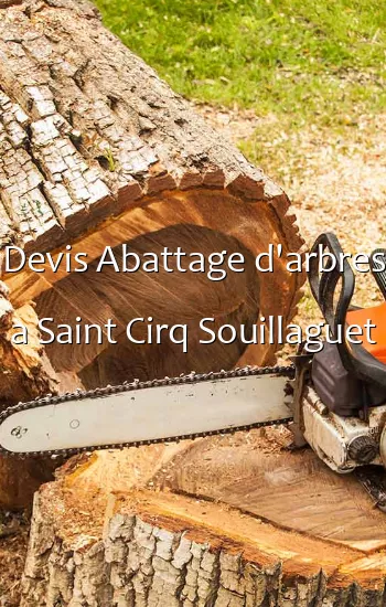 Devis Abattage d'arbres a Saint Cirq Souillaguet
