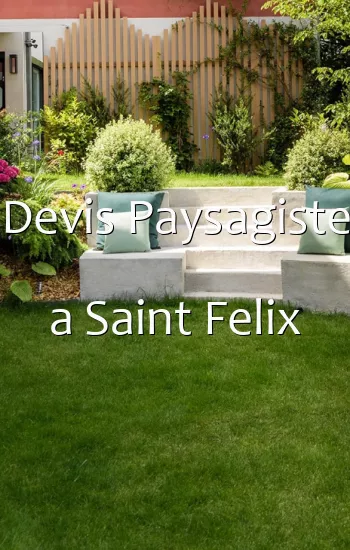 Devis Paysagiste a Saint Felix