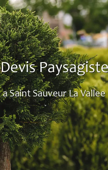 Devis Paysagiste a Saint Sauveur La Vallee