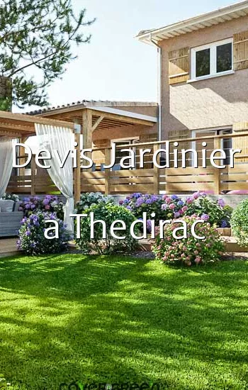 Devis Jardinier a Thedirac