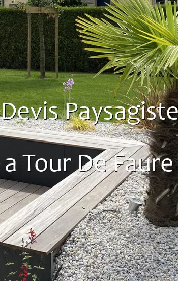 Devis Paysagiste a Tour De Faure
